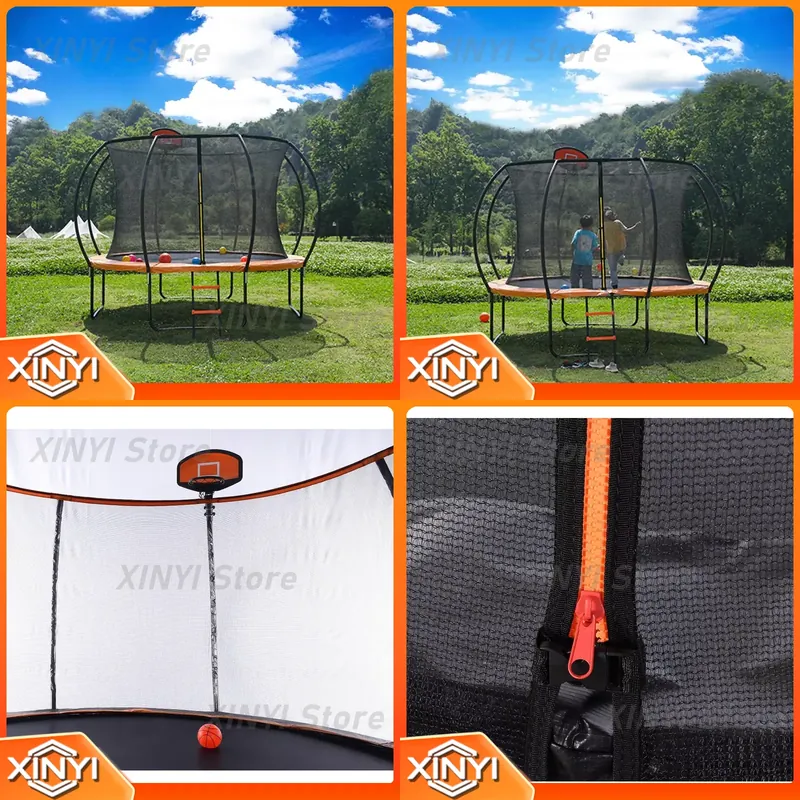 Kids Outdoor Frame - Zoshine Classic 10ft 12ft 14ft Trampoline