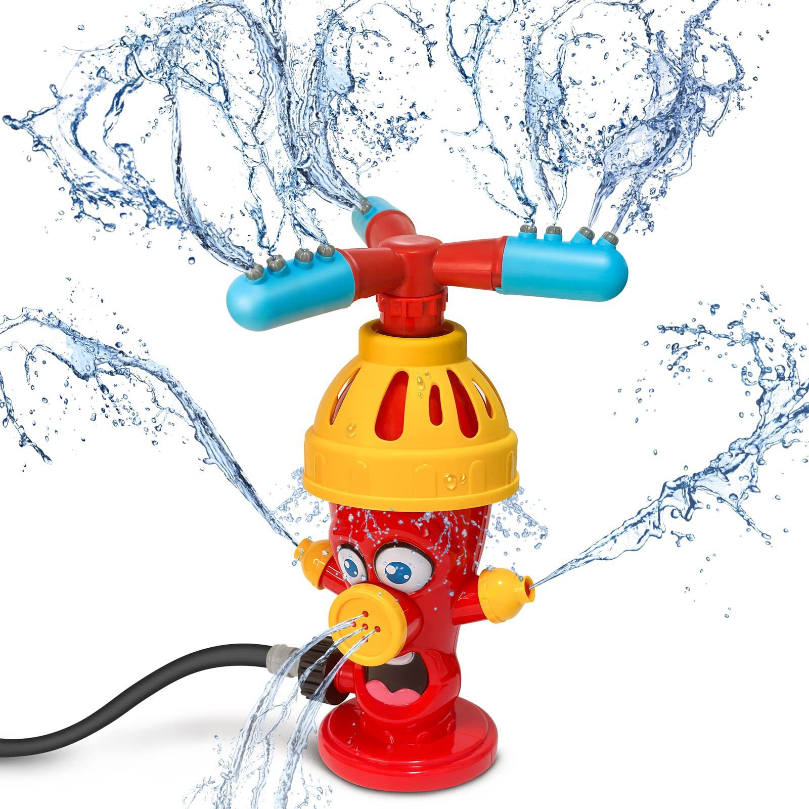 Kids Outdoor Yard - Water Spray Toy Hydrant Sprinkler Outdoor
