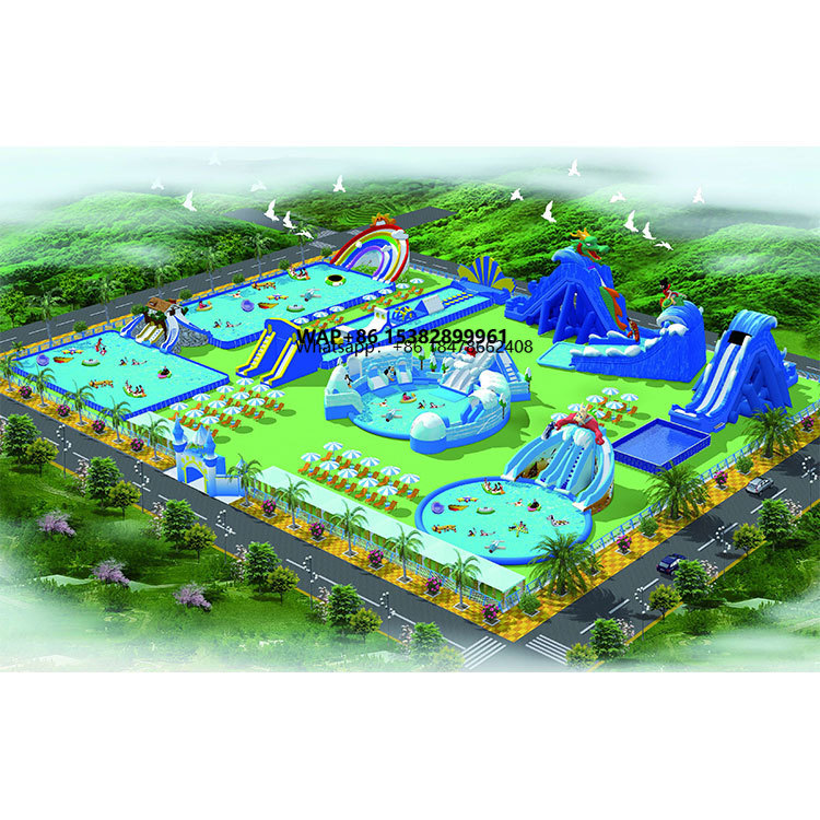 Kids Outdoor Water Park - Custom Made Water Park Equipment Large