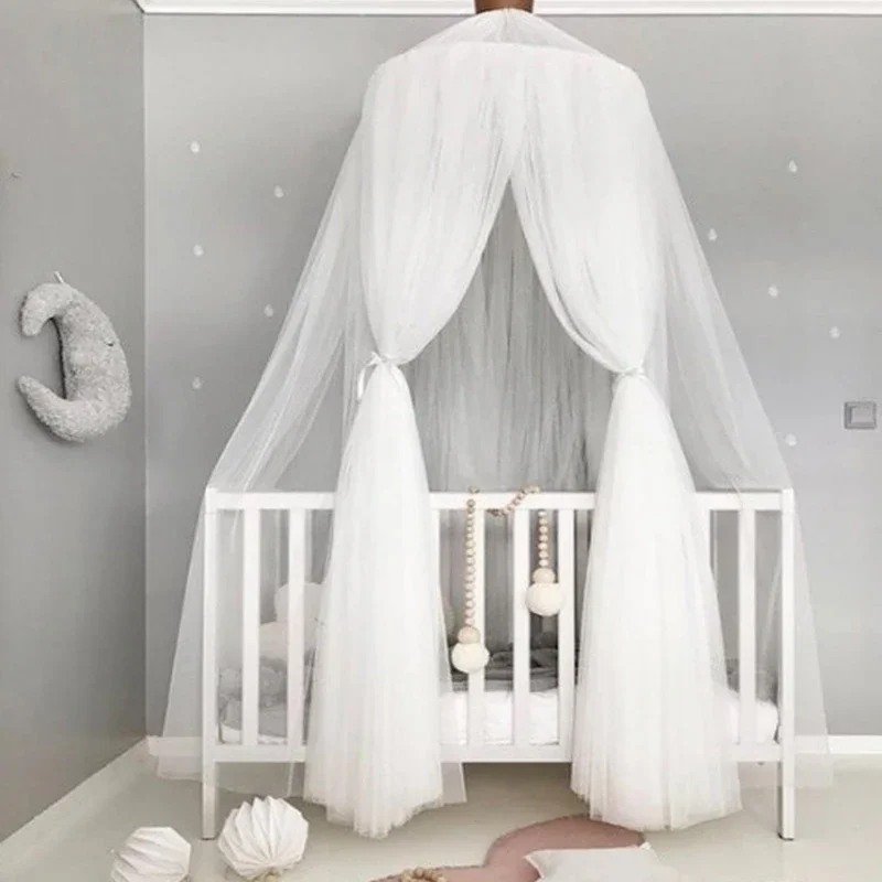 Kids Outdoor Play Yard - Mosquito Net Hanging Tent Star Decoration