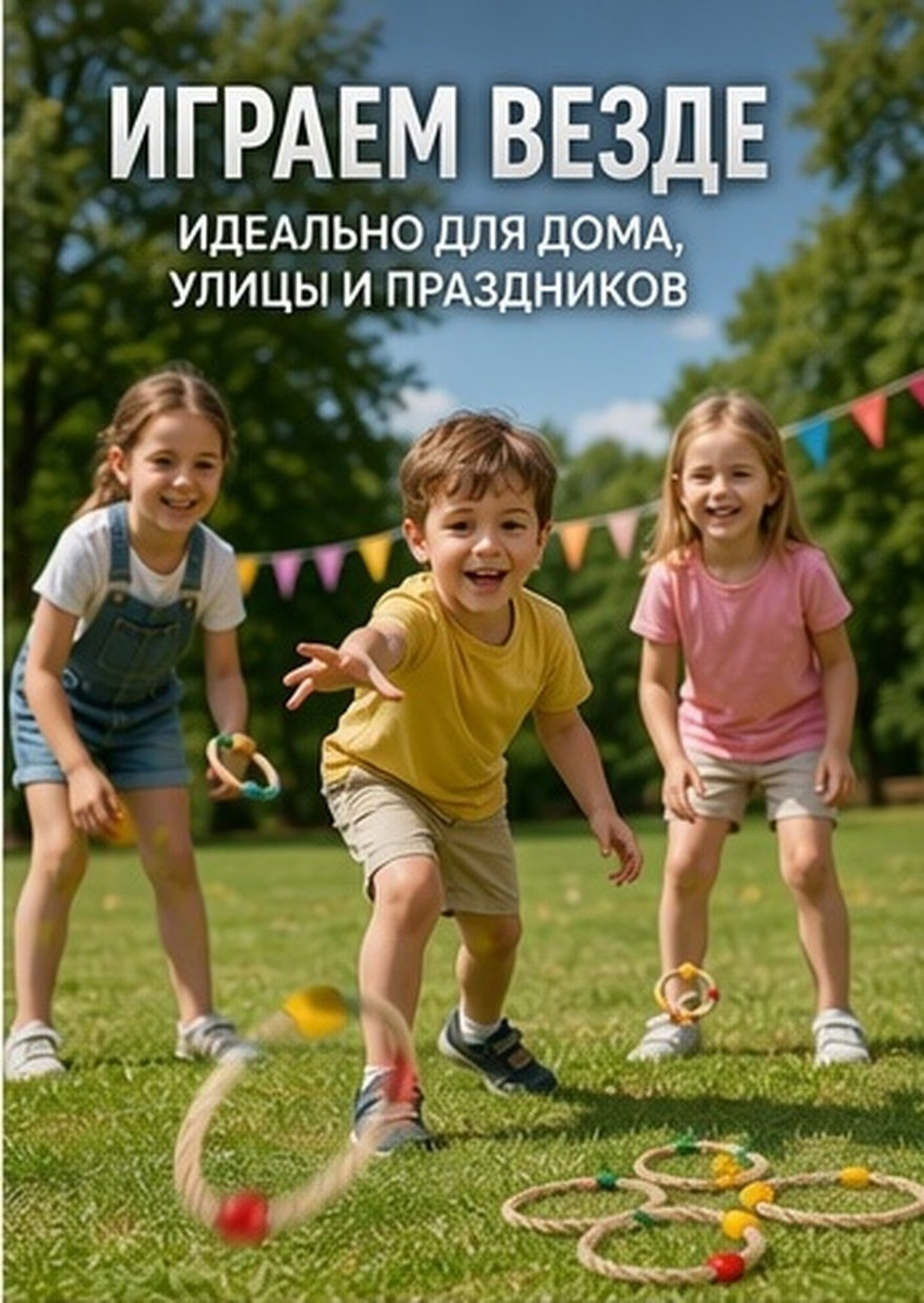 Outdoor Games For Kids - 10Pcs Wooden Style Twine Ring Toss