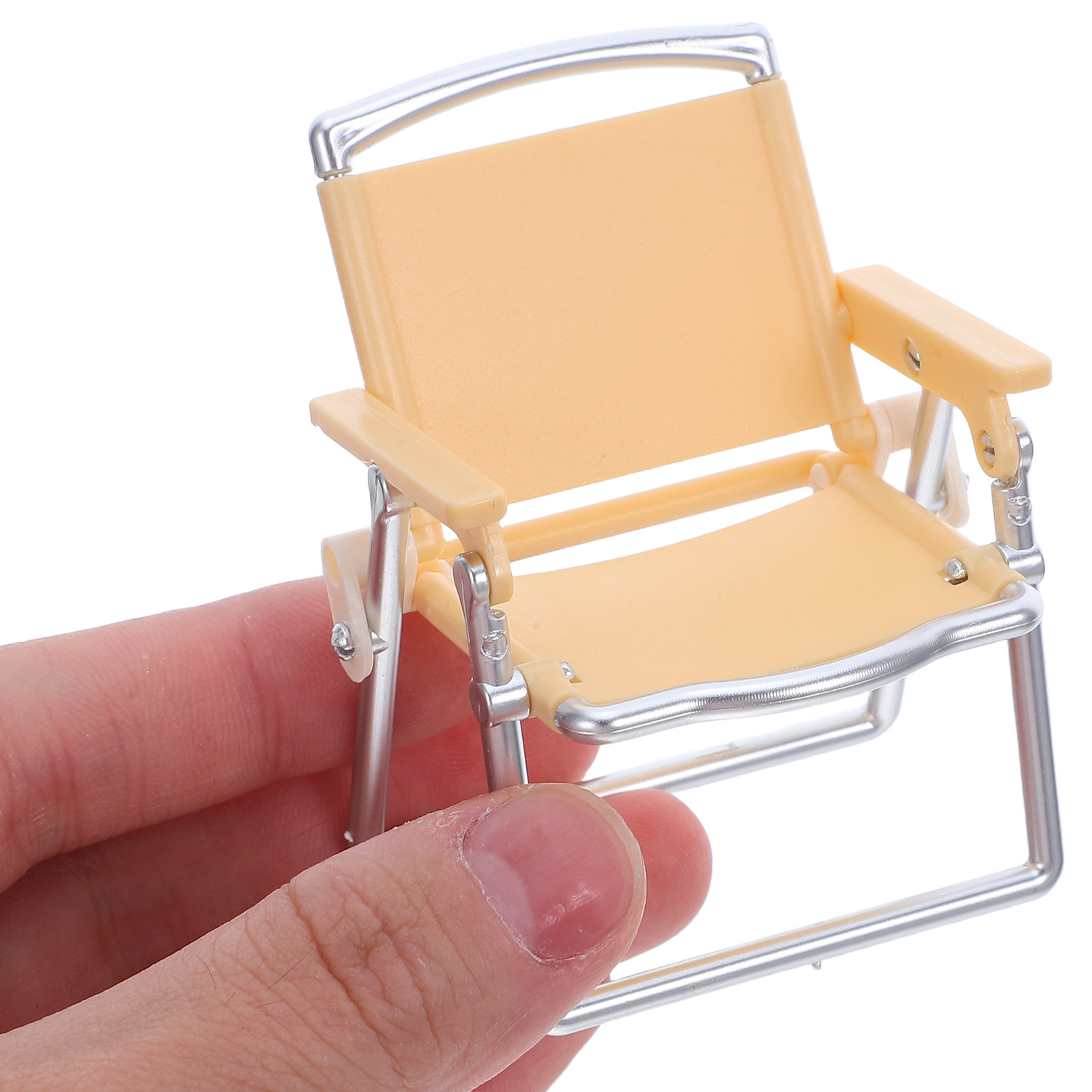 Kids Outdoor Bbq - 1Set Miniature Camping Furniture Folding Chairs