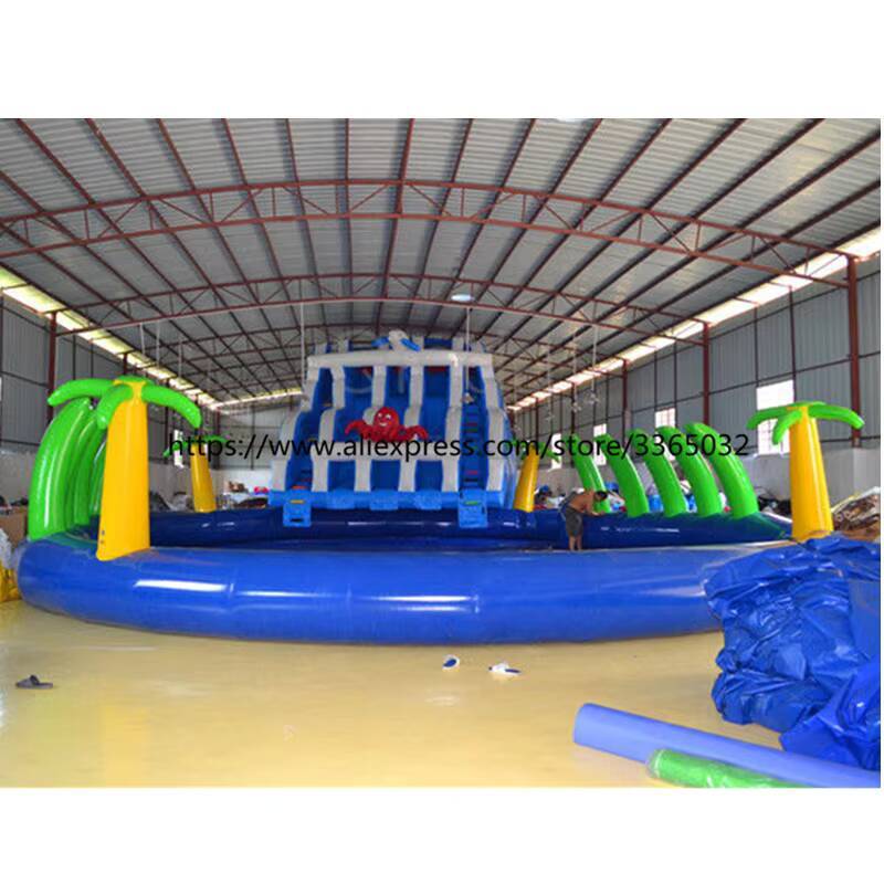 Kids Outdoor Water Park - Outdoor Giant Whale Inflatable Water Park