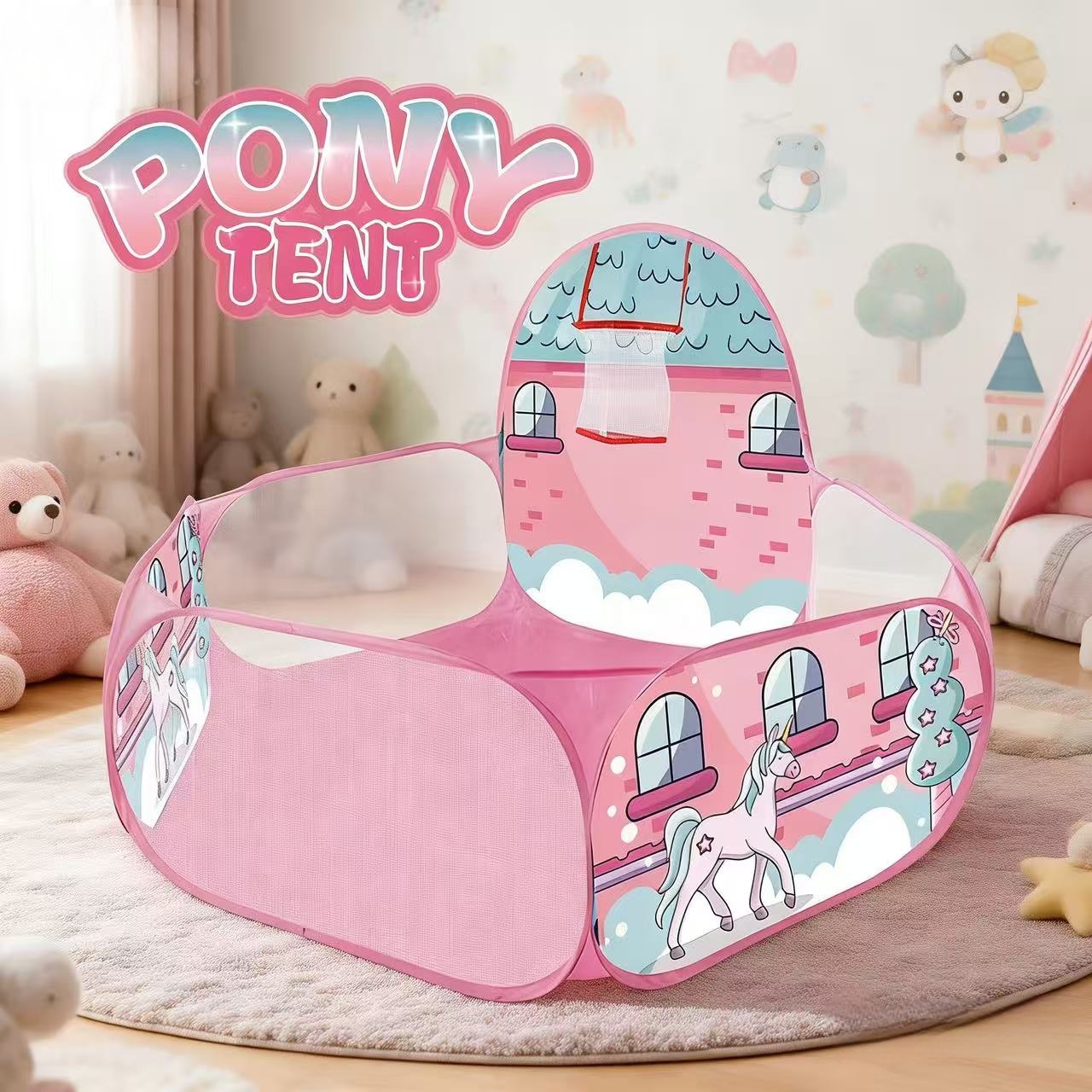 Kids Outdoor Play Yard - Foldable Play Tent for Kids, Kids'