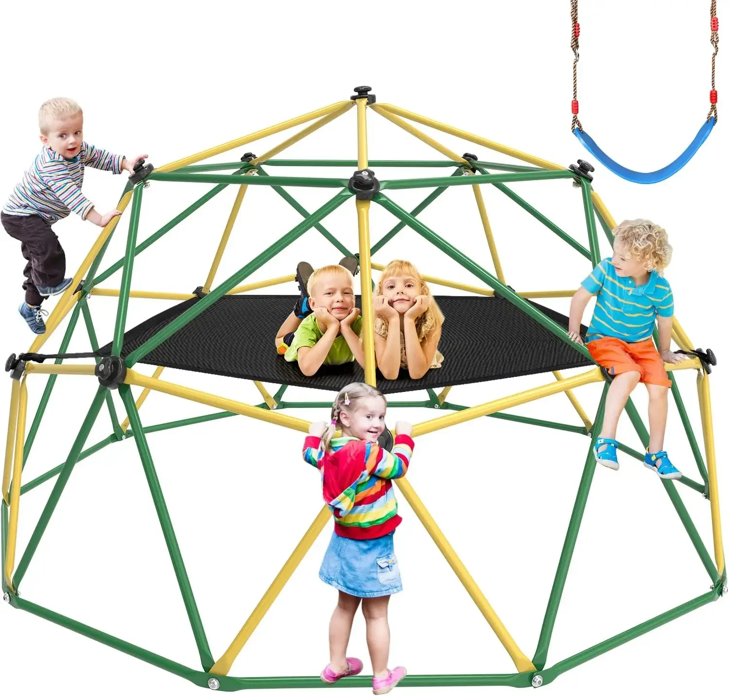 Kids Outdoor Jungle Gym - GIKPAL Climbing Dome, 10FT Dome Climber