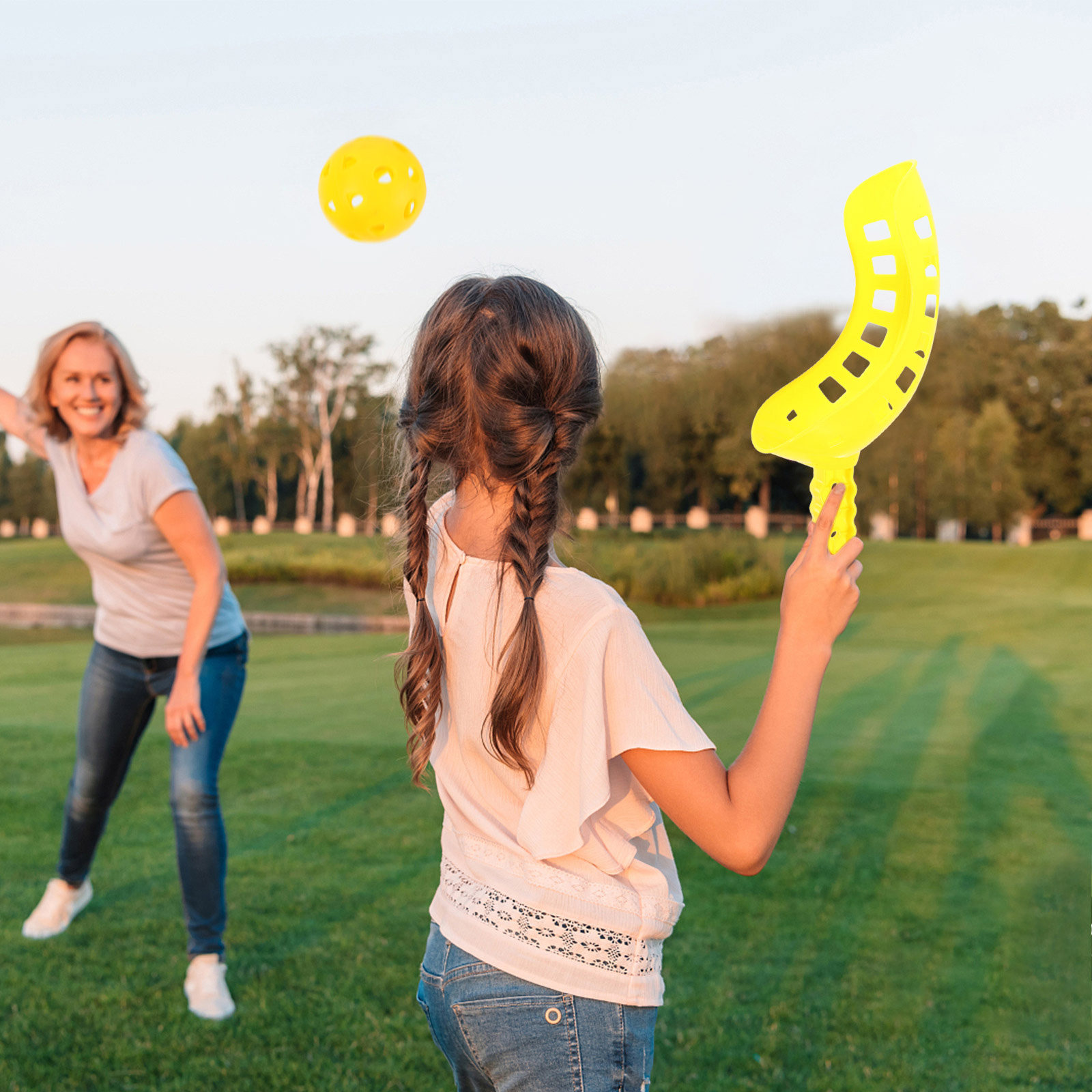 1Set Scoop Ball Game Launch Ca - Outdoor Games For Kids ulasan dan harga