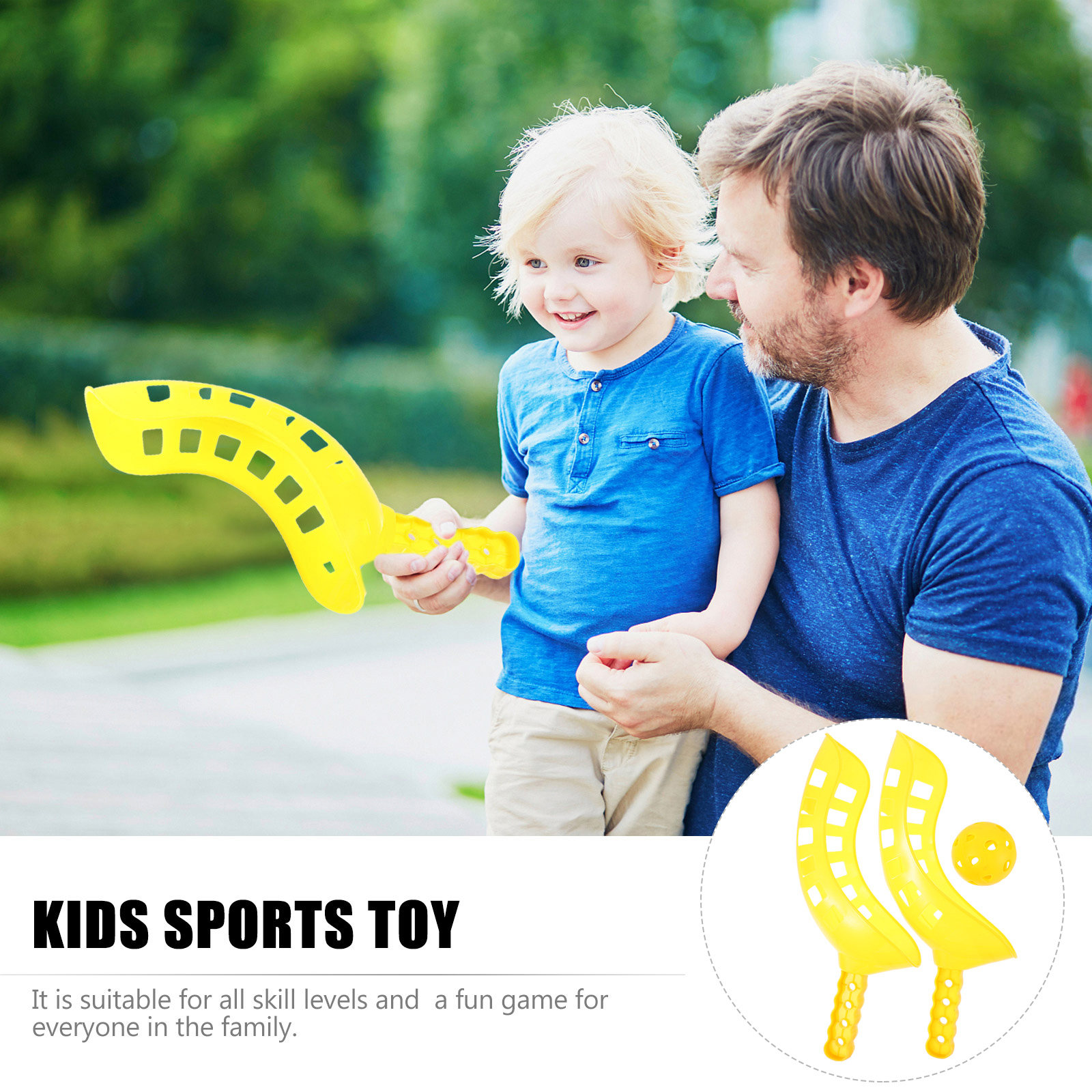 1Set Scoop Ball Game Launch Ca - Outdoor Games For Kids ulasan dan harga