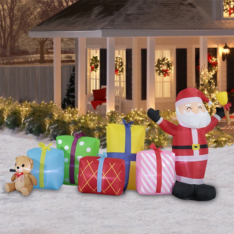 Inflatable Light Up Christmas  - Kids Outdoor Yard ulasan dan harga