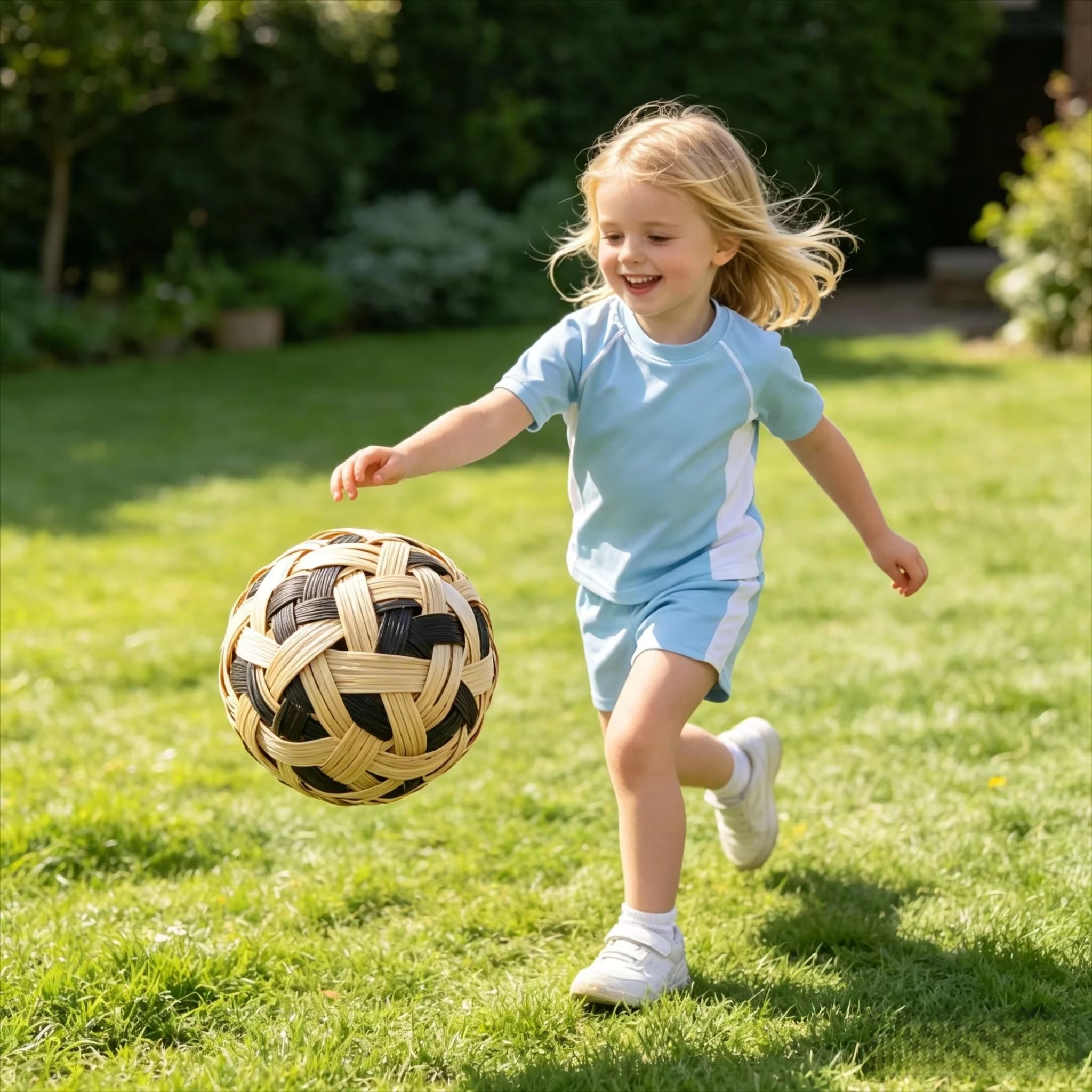 Kids Sepak Takraw Rattan Ball  - Outdoor Games For Kids ulasan dan harga