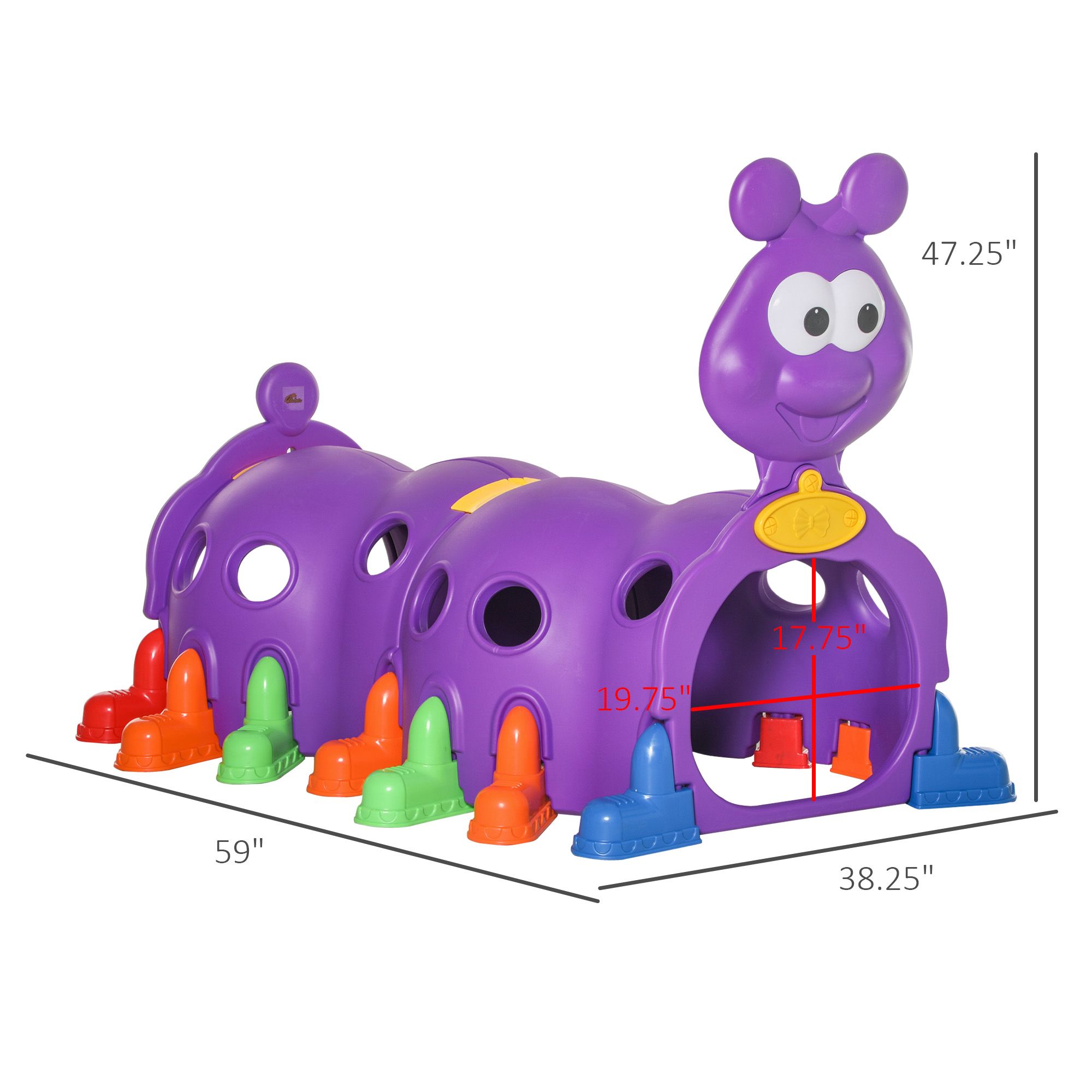 Kids Caterpillar Climbing Tunn - Kids Outdoor Climbing Structure ulasan dan harga