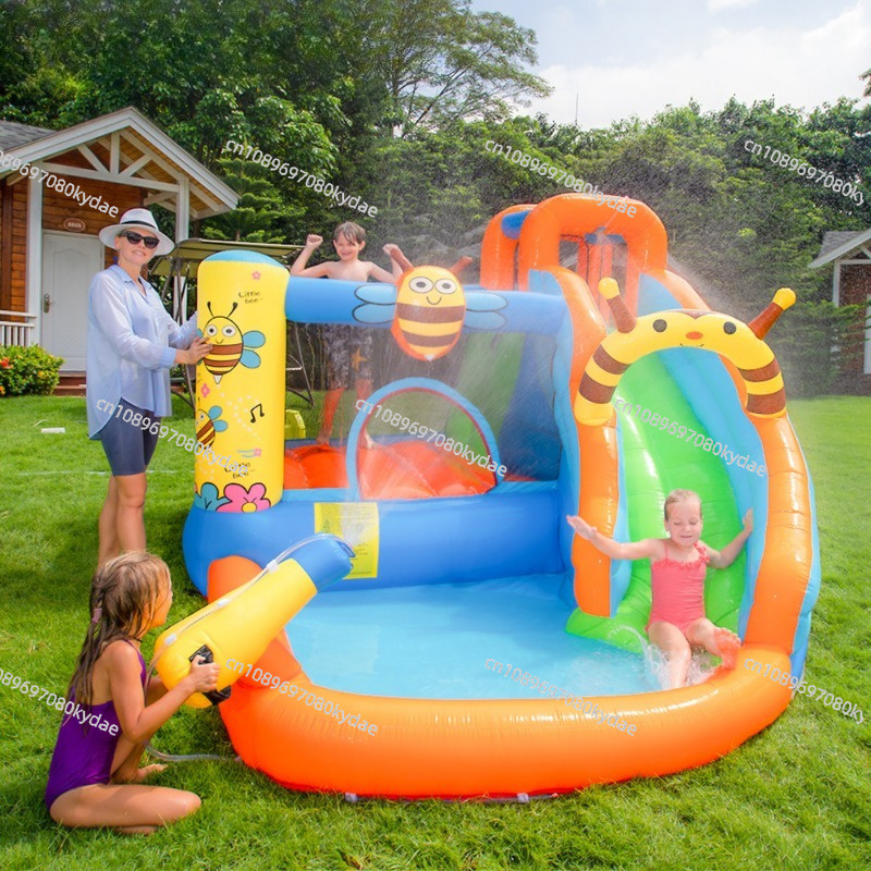 Inflatable Bounce Castle Water - Kids Outdoor Water Park ulasan dan harga