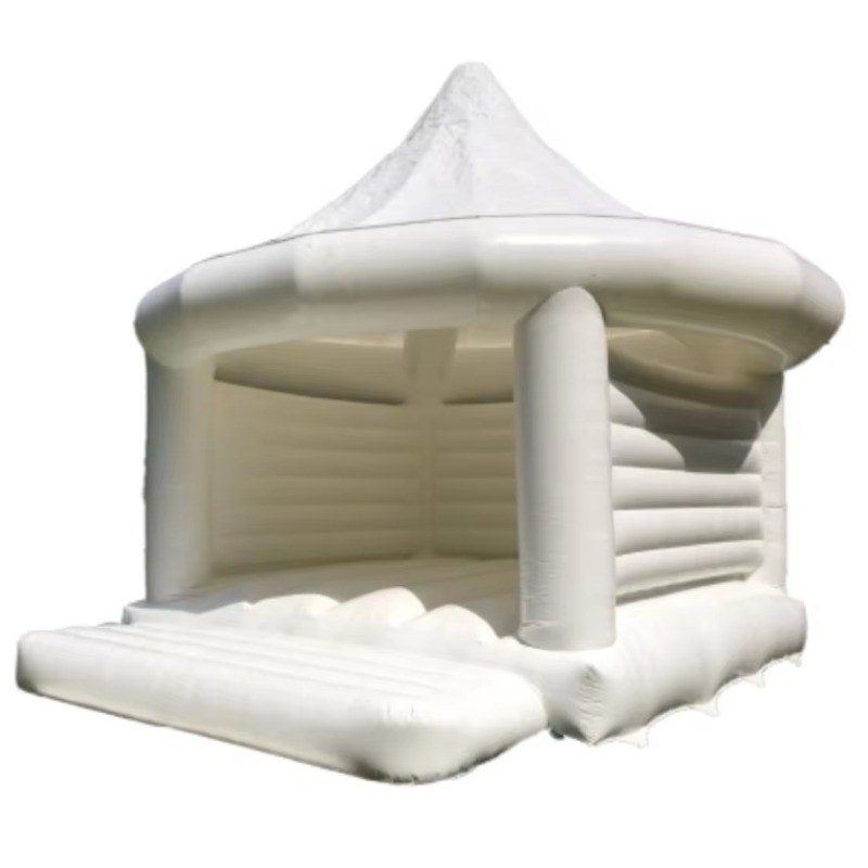 Inflatable White Wedding Bounc - Outdoor Games For Kids ulasan dan harga