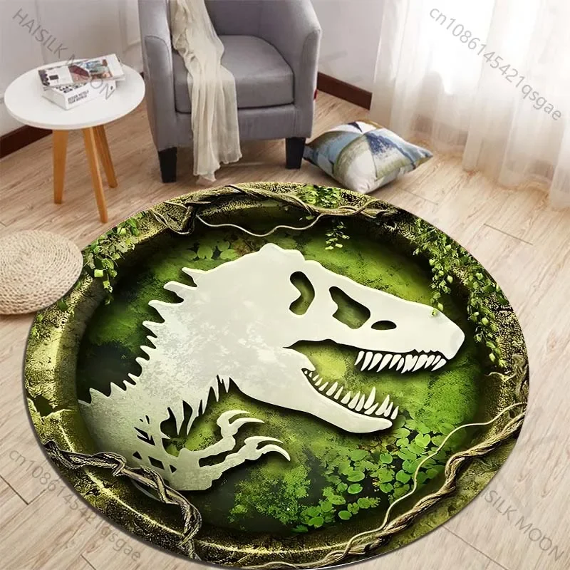 HD 3D Dinosaur Print Round Rug - Kids Outdoor Chair ulasan dan harga