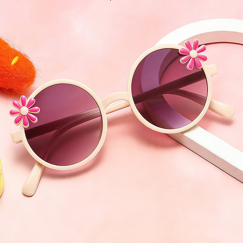 Cute Flower Children Sunglasse - Kids Outdoor Frame ulasan dan harga