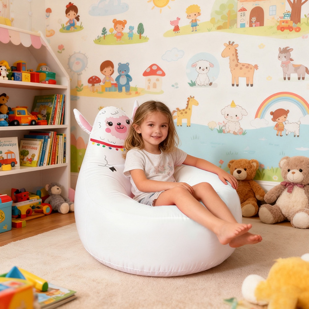 Cartoon Kids PVC Inflatable So - Kids Outdoor Chair ulasan dan harga