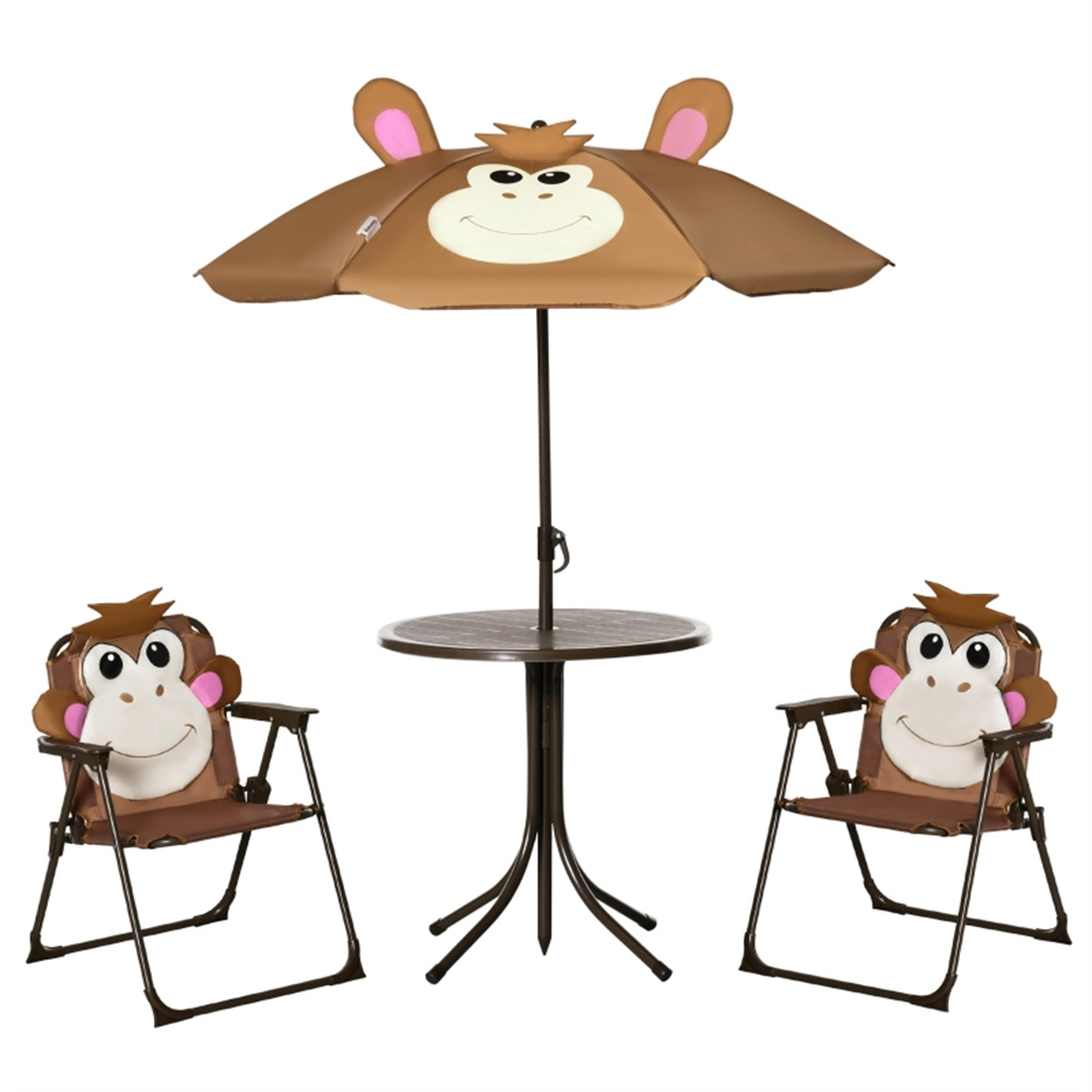 Cute Monkey Kids Patio Table C - Kids Outdoor Umbrella Chair ulasan dan harga
