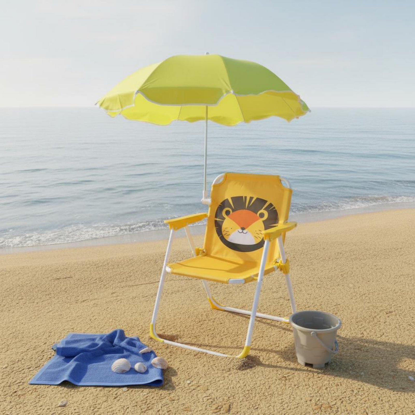 Children's Portable Chair with - Kids Outdoor Umbrella Chair ulasan dan harga