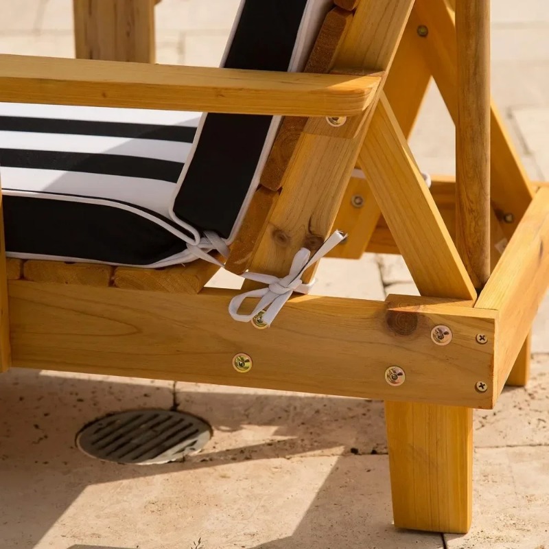 t Outdoor Wooden Chaise , Back - Kids Outdoor Umbrella Chair ulasan dan harga