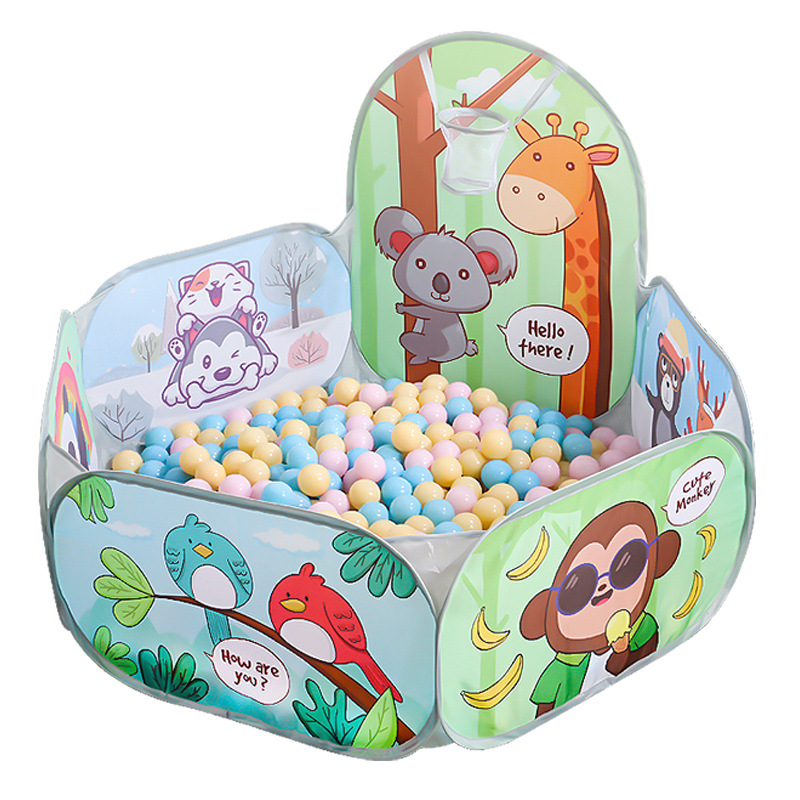 Cartoon Animals Portable Folda - Kids Outdoor Play Yard ulasan dan harga