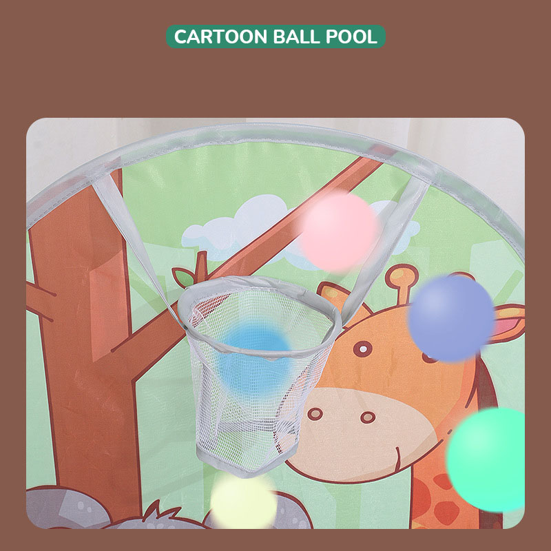 Cartoon Animals Portable Folda - Kids Outdoor Play Yard ulasan dan harga