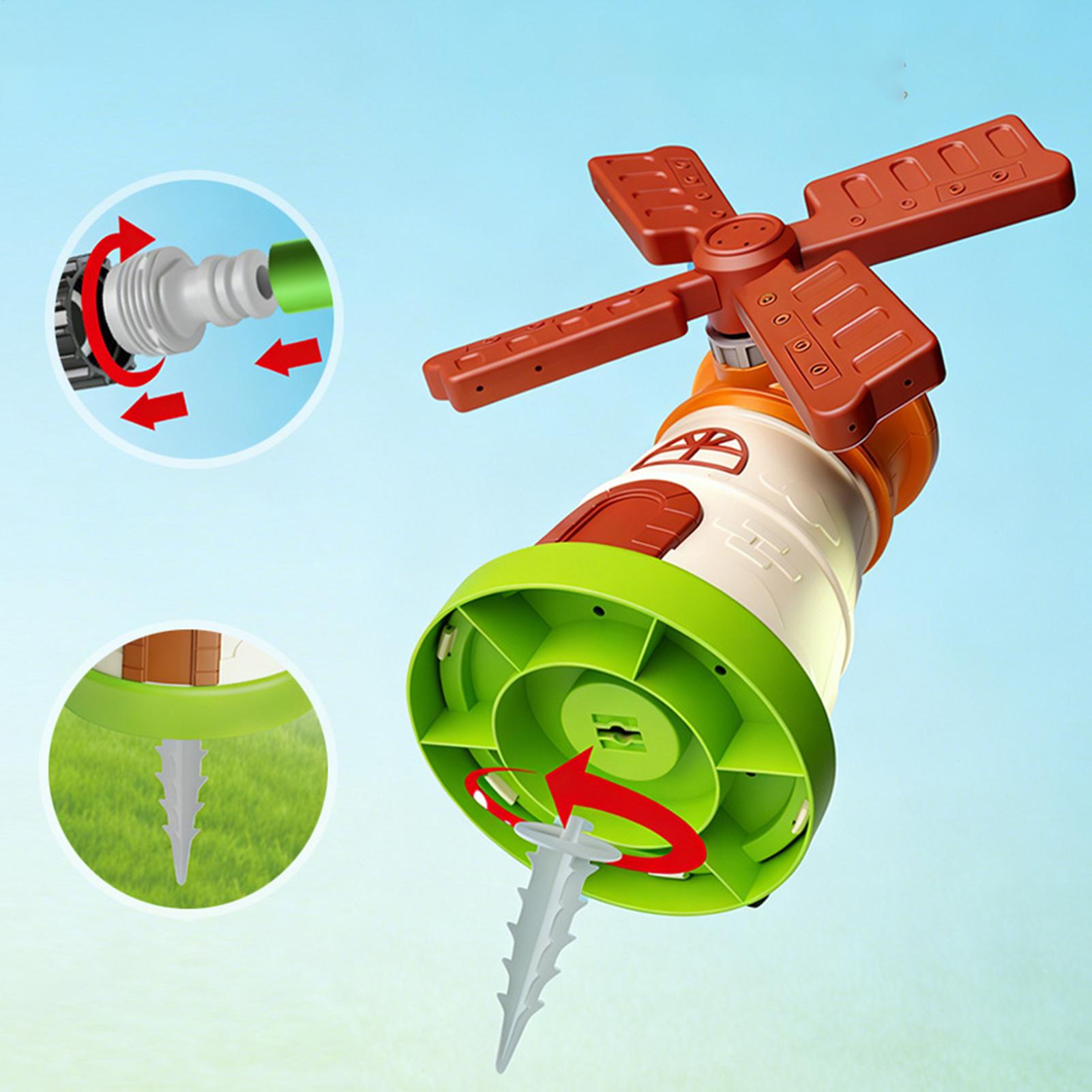 Kids Windmill Sprinkler Rotati - Kids Outdoor Play Yard ulasan dan harga