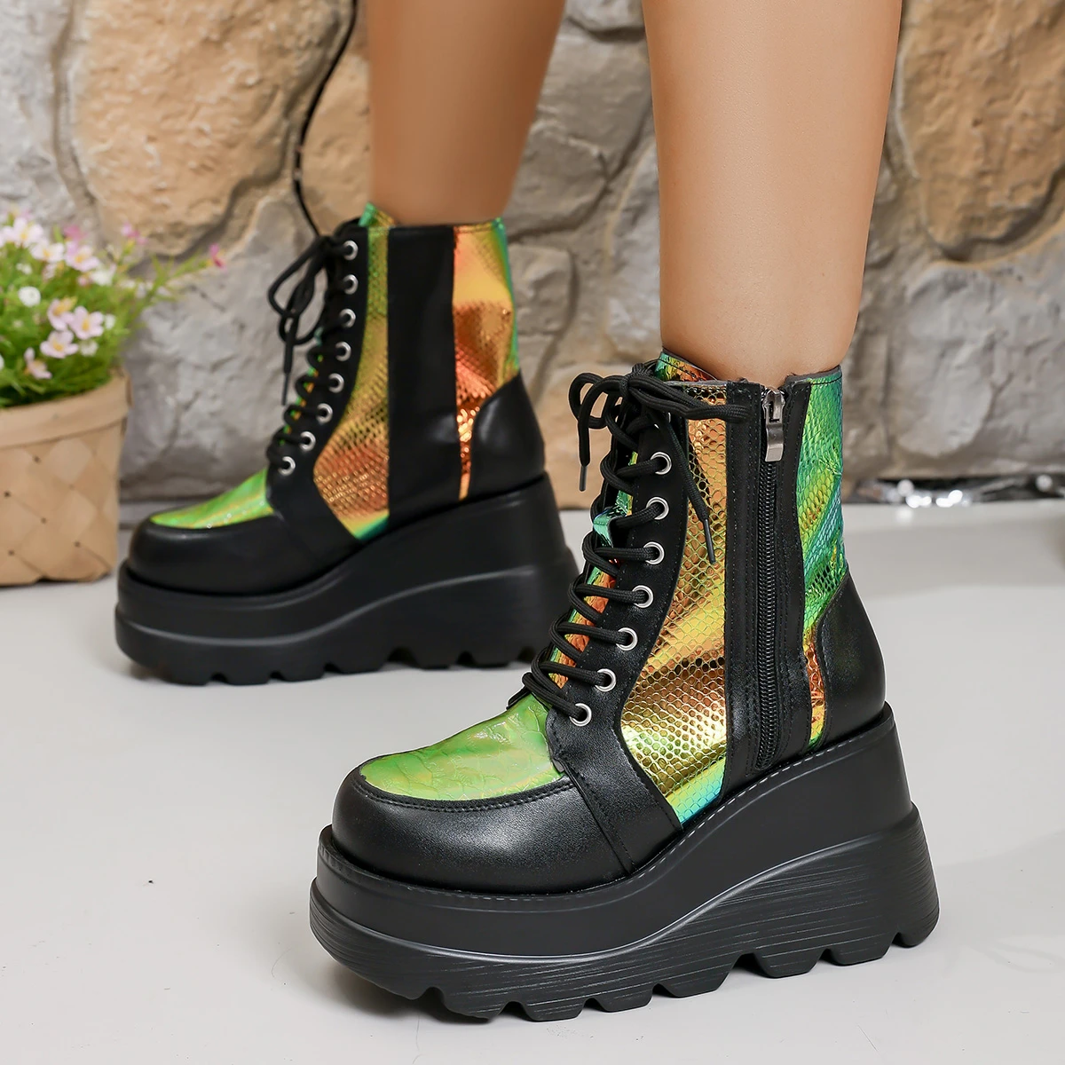 New Women Platform Boots Fashi - Kids Outdoor Shoes ulasan dan harga