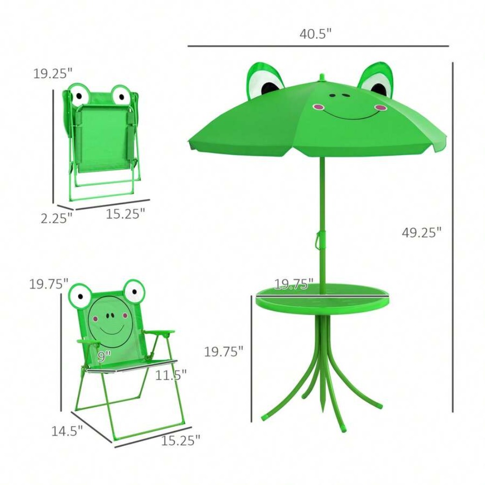 Kids Table and Chair Set Outdo - Kids Outdoor Umbrella Chair ulasan dan harga