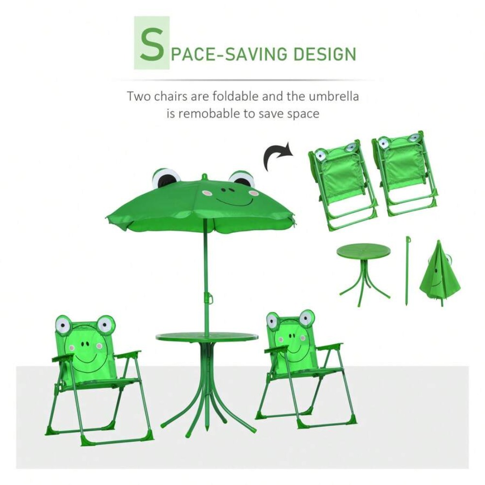 Kids Table and Chair Set Outdo - Kids Outdoor Umbrella Chair ulasan dan harga