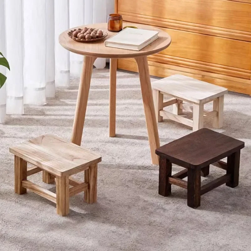 Solid Wood Stool Adult Shoe Ch - Kids Outdoor Chair ulasan dan harga