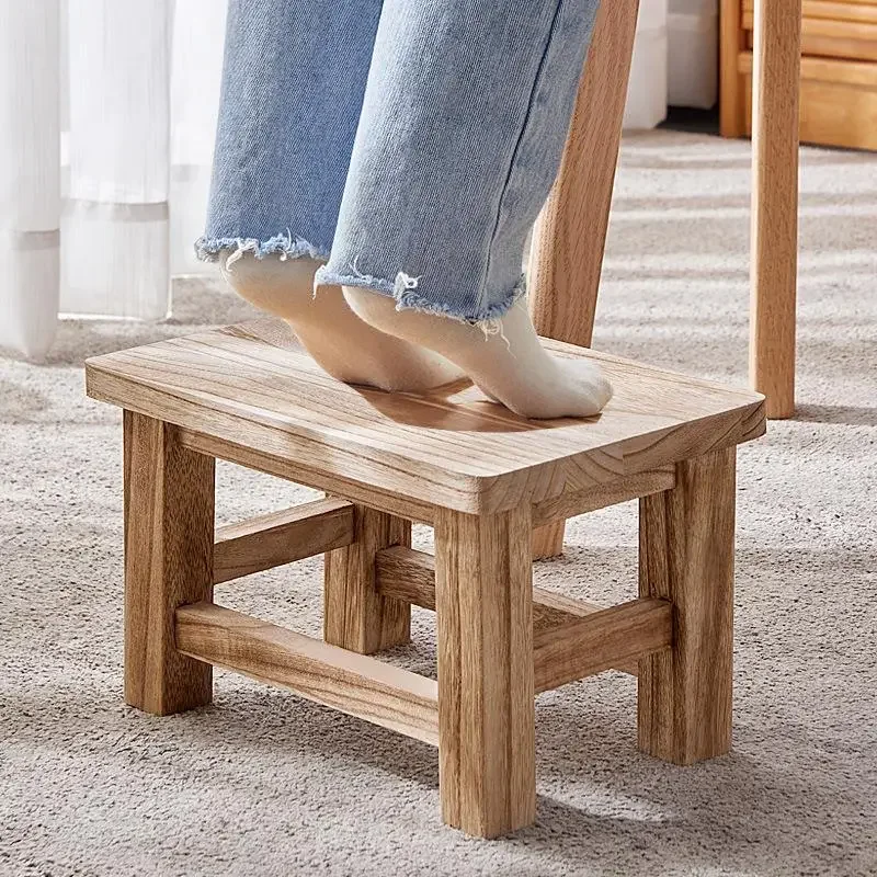 Solid Wood Stool Adult Shoe Ch - Kids Outdoor Chair ulasan dan harga