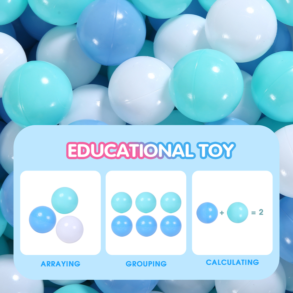 100Pcs Colors Plastic Balls Wa - Kids Outdoor Play Yard ulasan dan harga