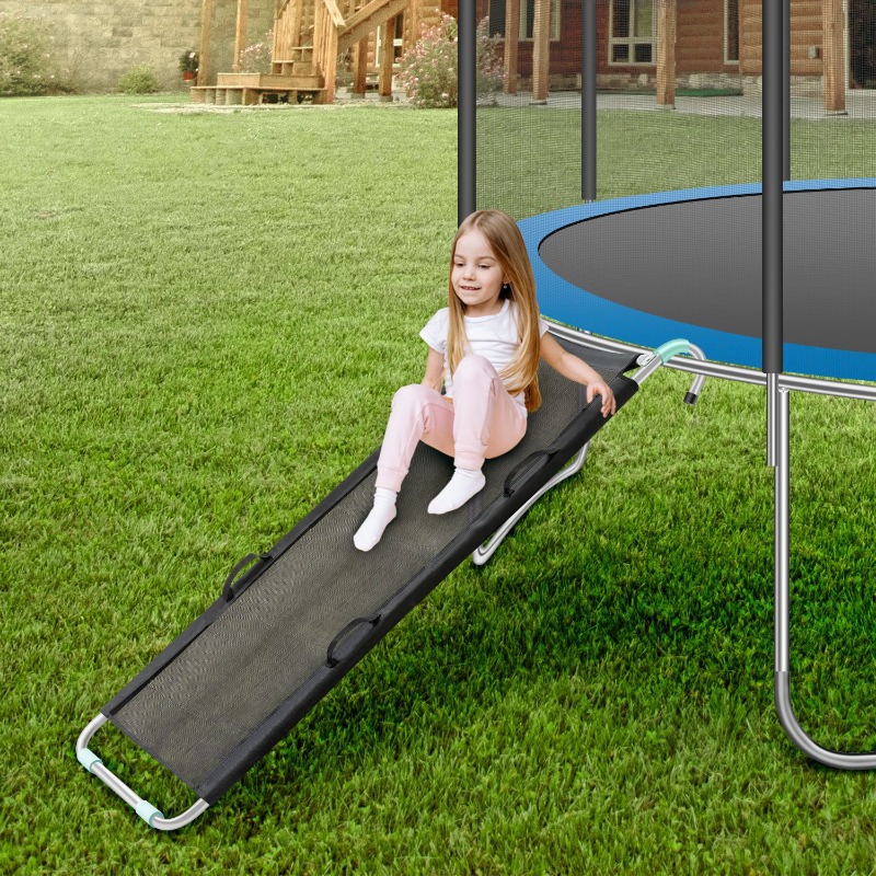 Kids Toy Trampoline Slide Comb - Kids Outdoor Ladder ulasan dan harga