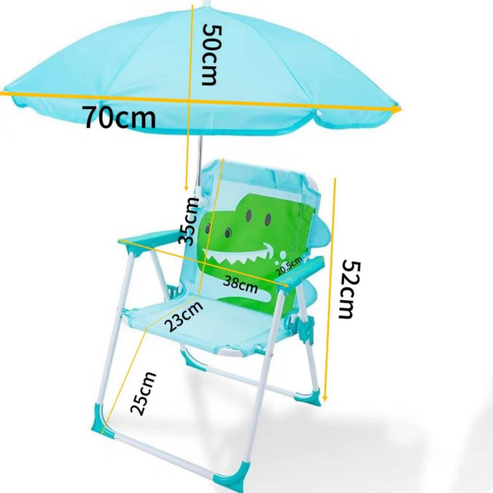 Kids Beach Chair with Umbrella - Kids Outdoor Chair ulasan dan harga