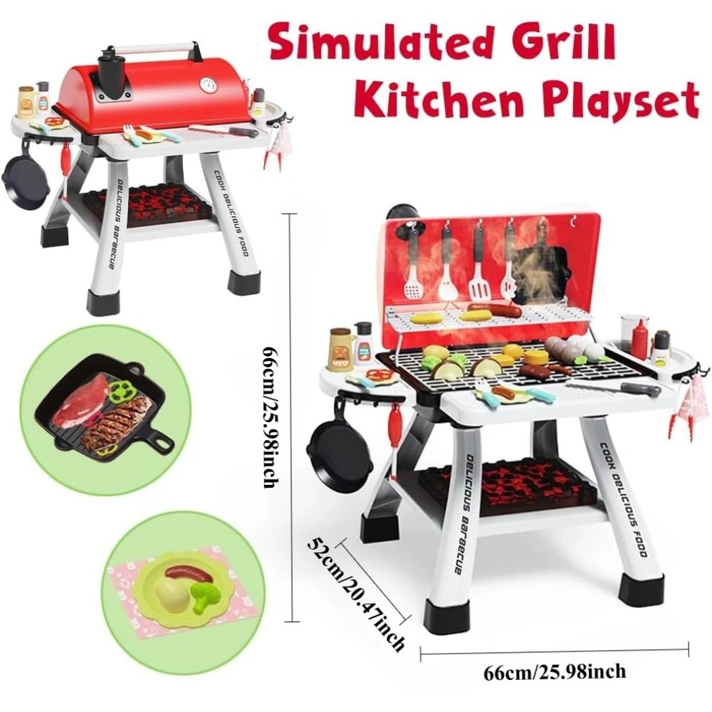 Barbecue Grill Toy Set Kids BB - Kids Outdoor Bbq ulasan dan harga