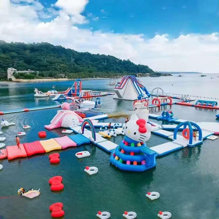 Large Inflatable Water Park wi - Kids Outdoor Water Park ulasan dan harga