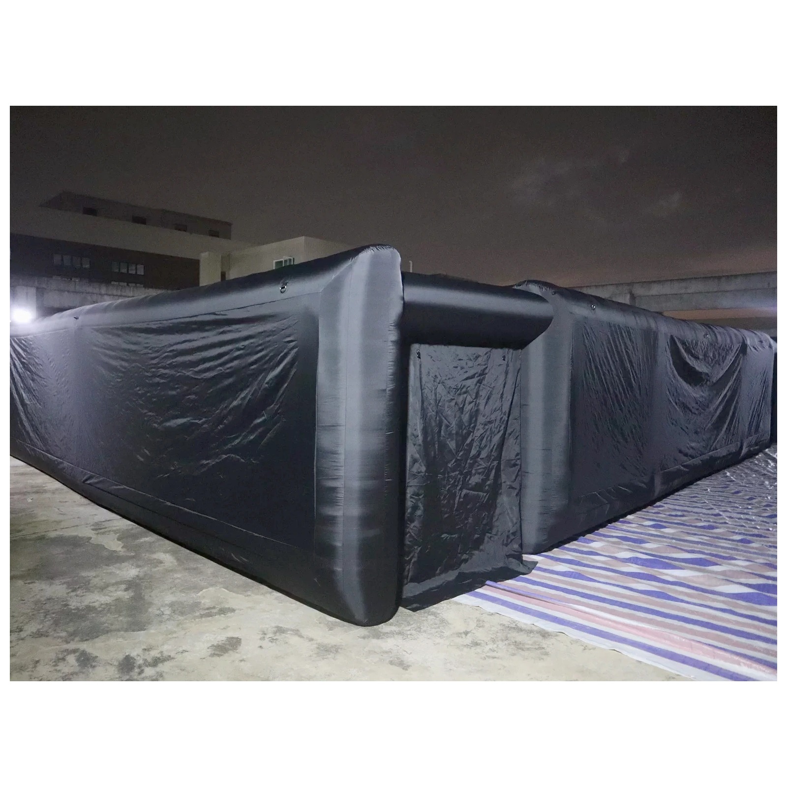 Large Plain Black Inflatable M - Outdoor Games For Kids ulasan dan harga
