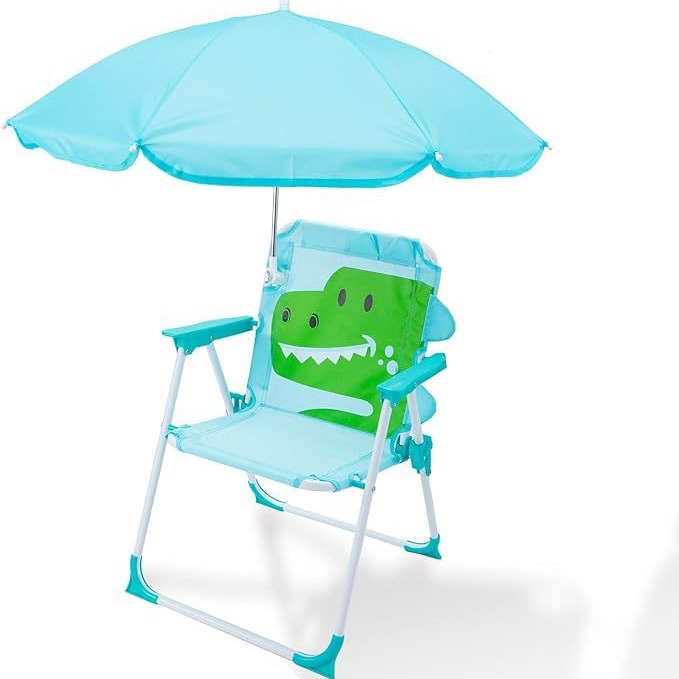 DD4014  Portable Travel Cartoo - Kids Outdoor Umbrella Chair ulasan dan harga
