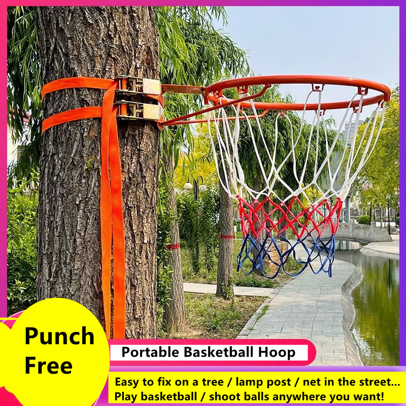 Punch-free Basketball Hoop Sta - Kids Outdoor Frame ulasan dan harga