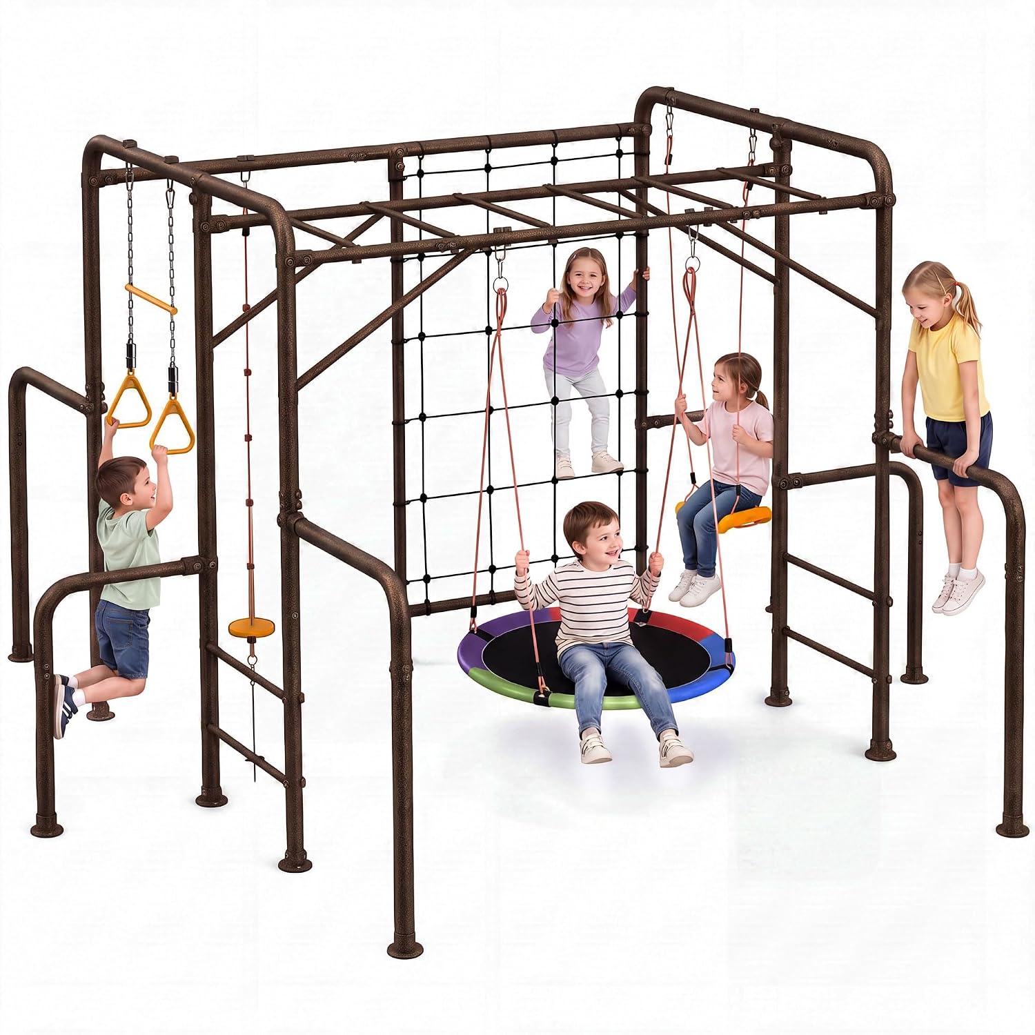 7-in-1 Outdoor Jungle Gym Monk - Kids Outdoor Jungle Gym ulasan dan harga