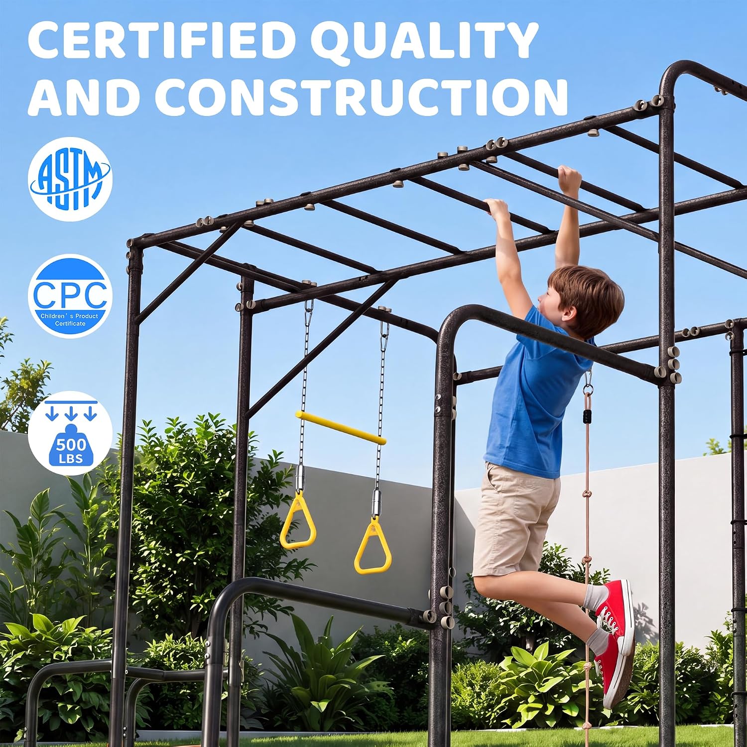 7-in-1 Outdoor Jungle Gym Monk - Kids Outdoor Jungle Gym ulasan dan harga
