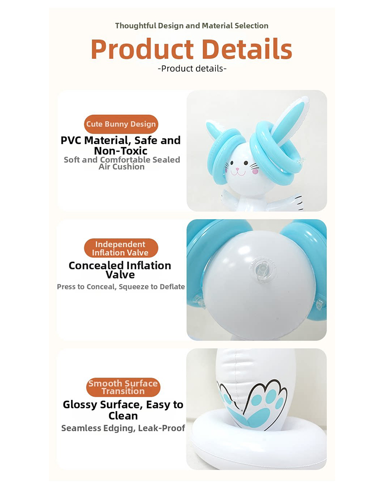 Easter Inflatable Bunny Ring T - Outdoor Games For Kids ulasan dan harga