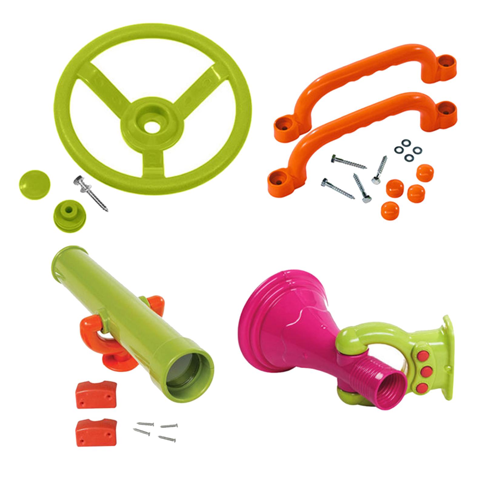 4 Pieces Jungle Gym Kingdom Pl - Kids Outdoor Jungle Gym ulasan dan harga