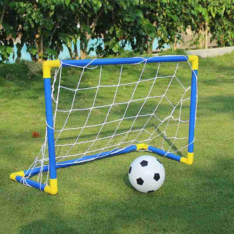 Mini Folding Soccer Goal Net P - Kids Outdoor Frame ulasan dan harga
