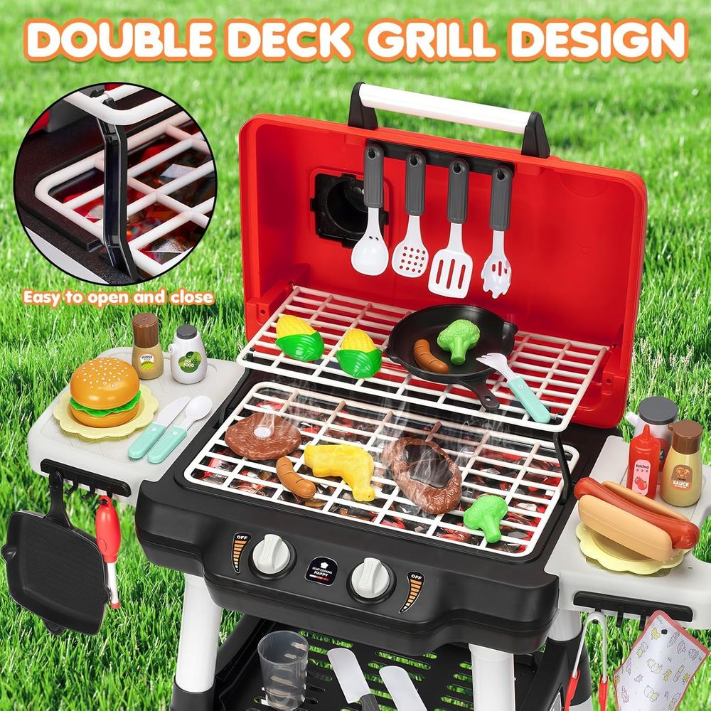 Kids Play Kitchen Toys, BBQ Gr - Kids Outdoor Bbq ulasan dan harga