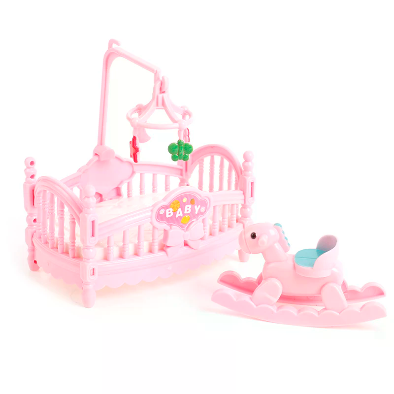 Miniature Crib Wooden Horse Se - Kids Outdoor Umbrella Chair ulasan dan harga