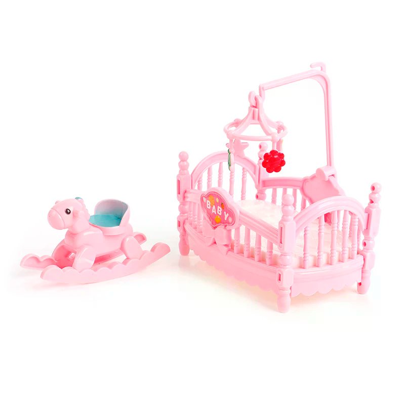 Miniature Crib Wooden Horse Se - Kids Outdoor Umbrella Chair ulasan dan harga