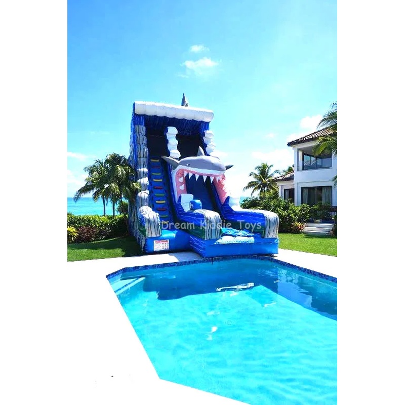 Giant PVC Inflatable Water Sli - Kids Outdoor Water Park ulasan dan harga