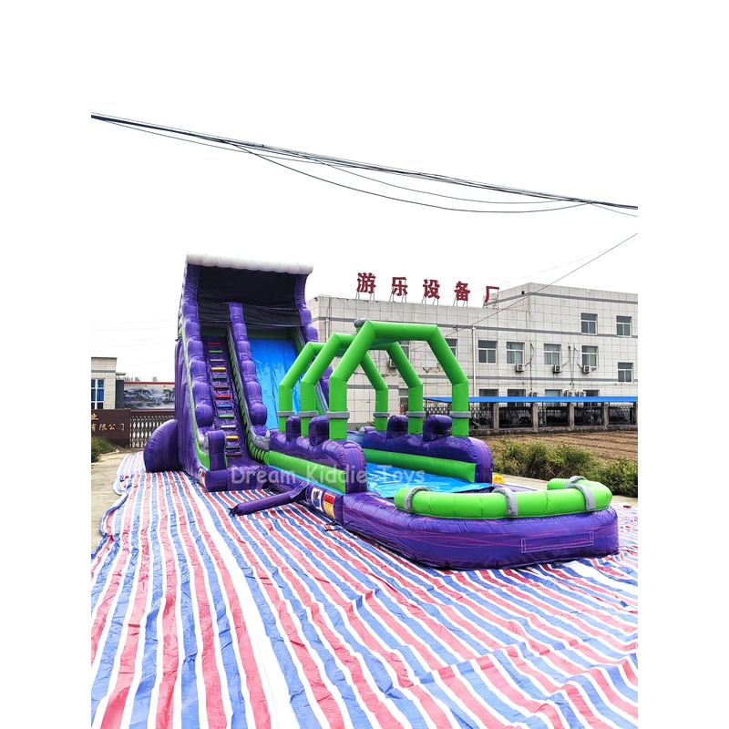 Giant PVC Inflatable Water Sli - Kids Outdoor Water Park ulasan dan harga