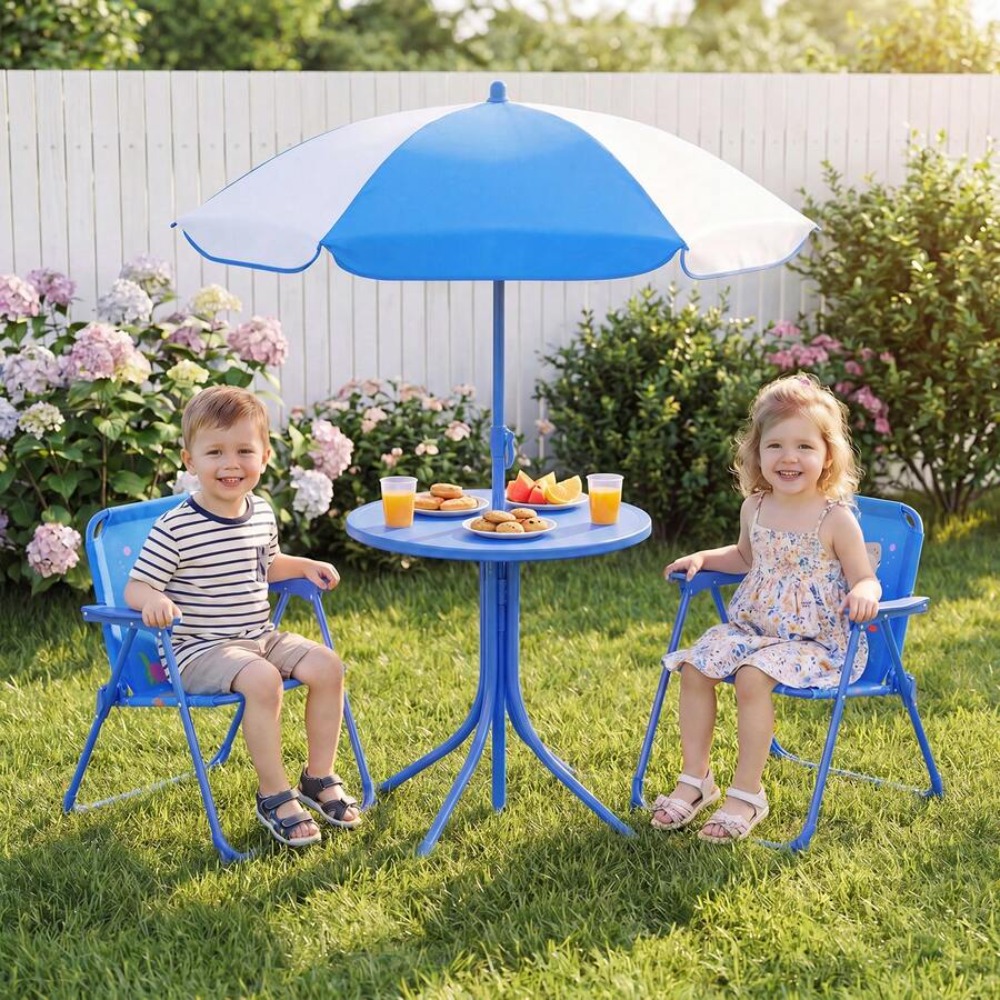 Childrens Picnic Table Outdoor - Kids Outdoor Umbrella Chair ulasan dan harga